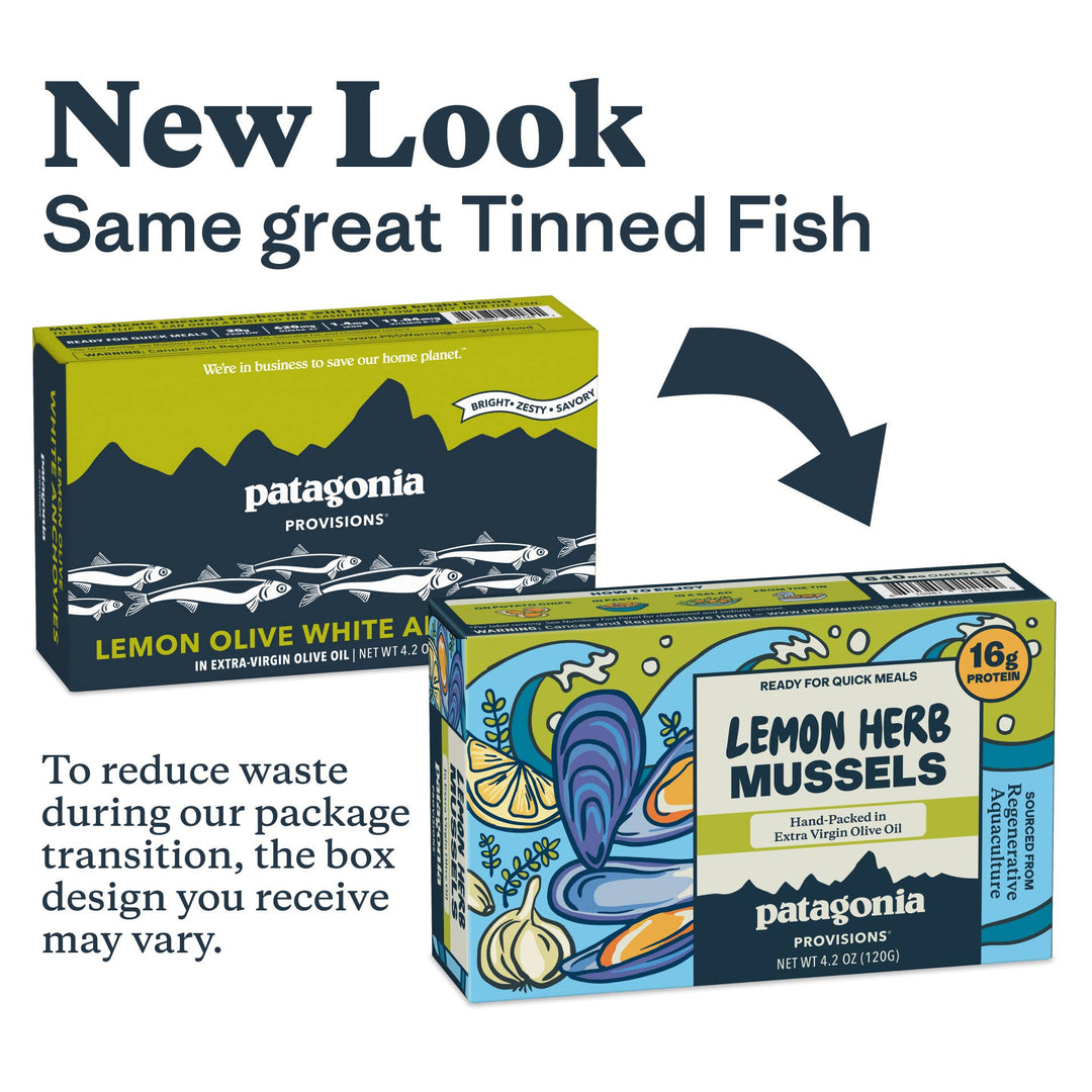 Tinned Fish - Lemon Herb Mussels