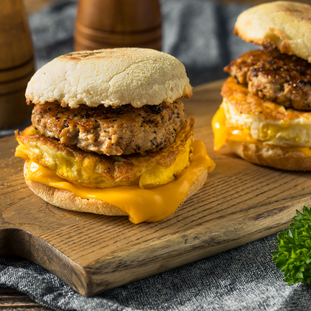Berkshire Pork Breakfast Sausage - Large Sandwich Patties