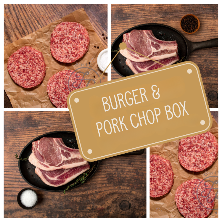 Burger + Berkshire Pork Chop Box