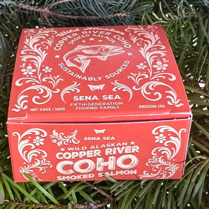 Smoked Salmon Tins, Copper River Coho