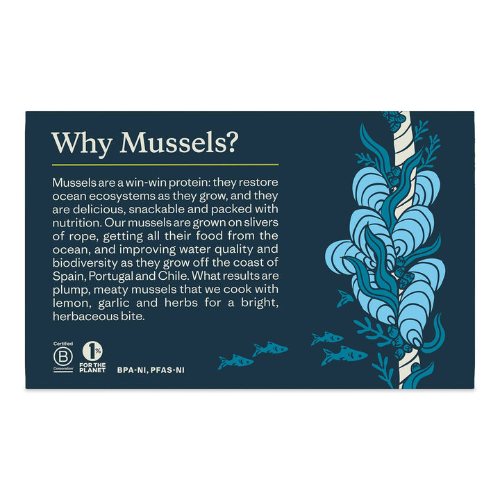 Tinned Fish - Lemon Herb Mussels